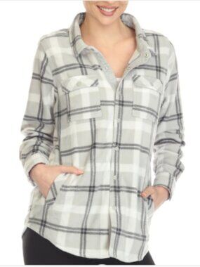 White Mark Flannel Plaid Shirts Multicolor Size M